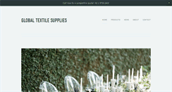 Desktop Screenshot of globaltextiles.net.au